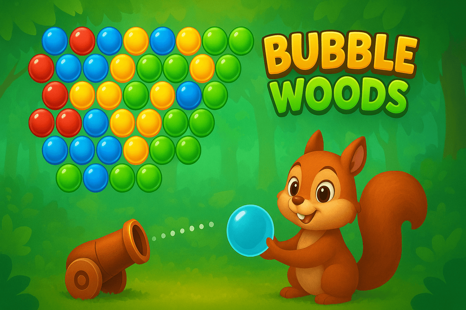 Bubble Woods Screen Shot